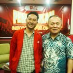 Ketua LMND Banggai bersama wamen HAM