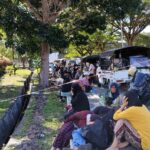 warga desa siuna mendatangi polresta banggai